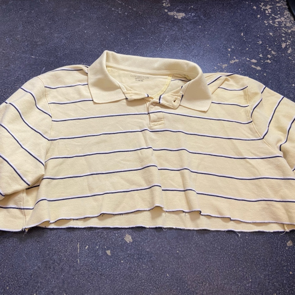 Yellow striped shirt